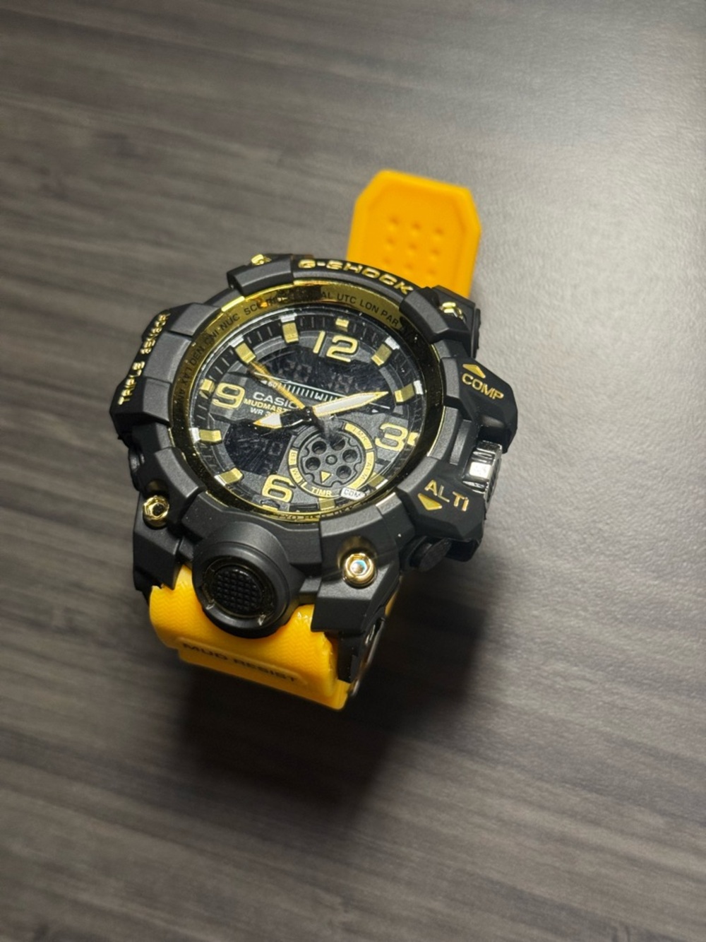 Casio G-Shock Black and Yellow Tactical Sport Watch